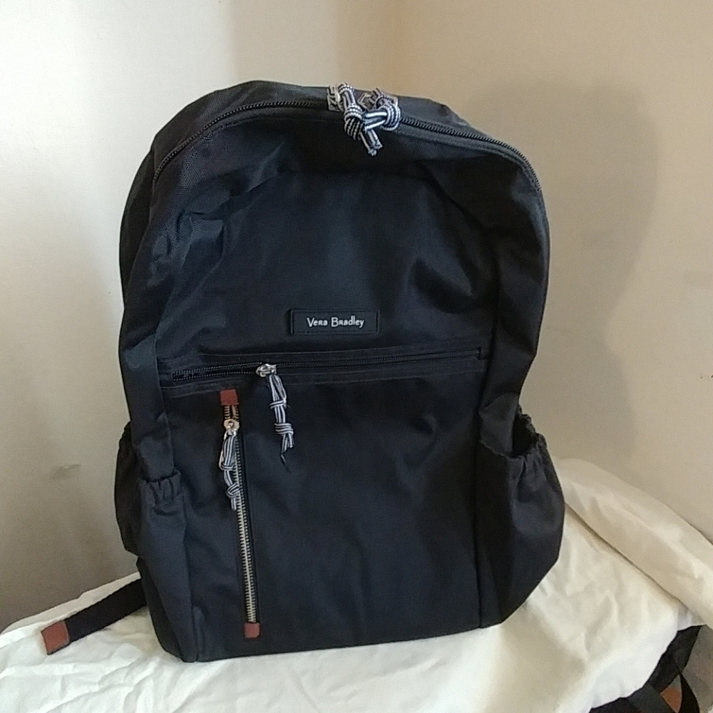 NWOT Vera Bradley Medium Black Backpack